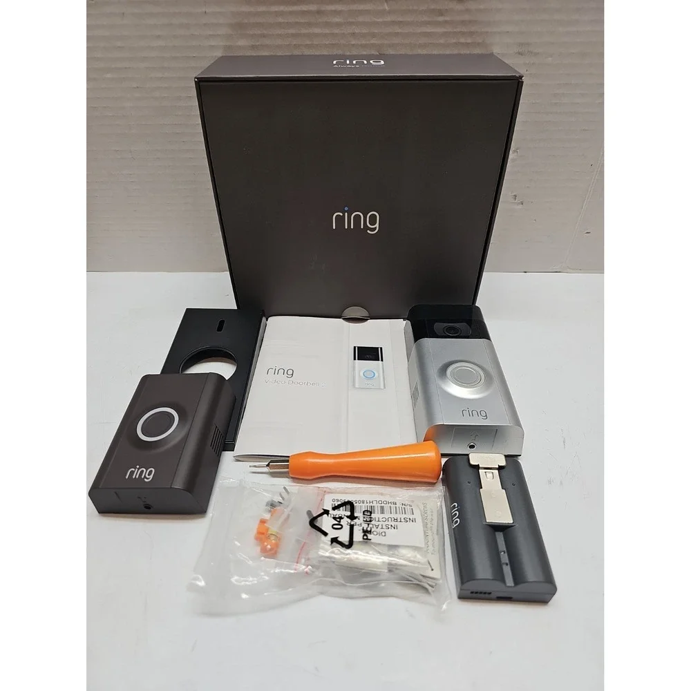 Ring Video Doorbell 2 Wire-Free Video Doorbell Rechargeable Battery